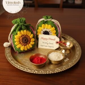 Mini Sunflower Potli/Batua Bag