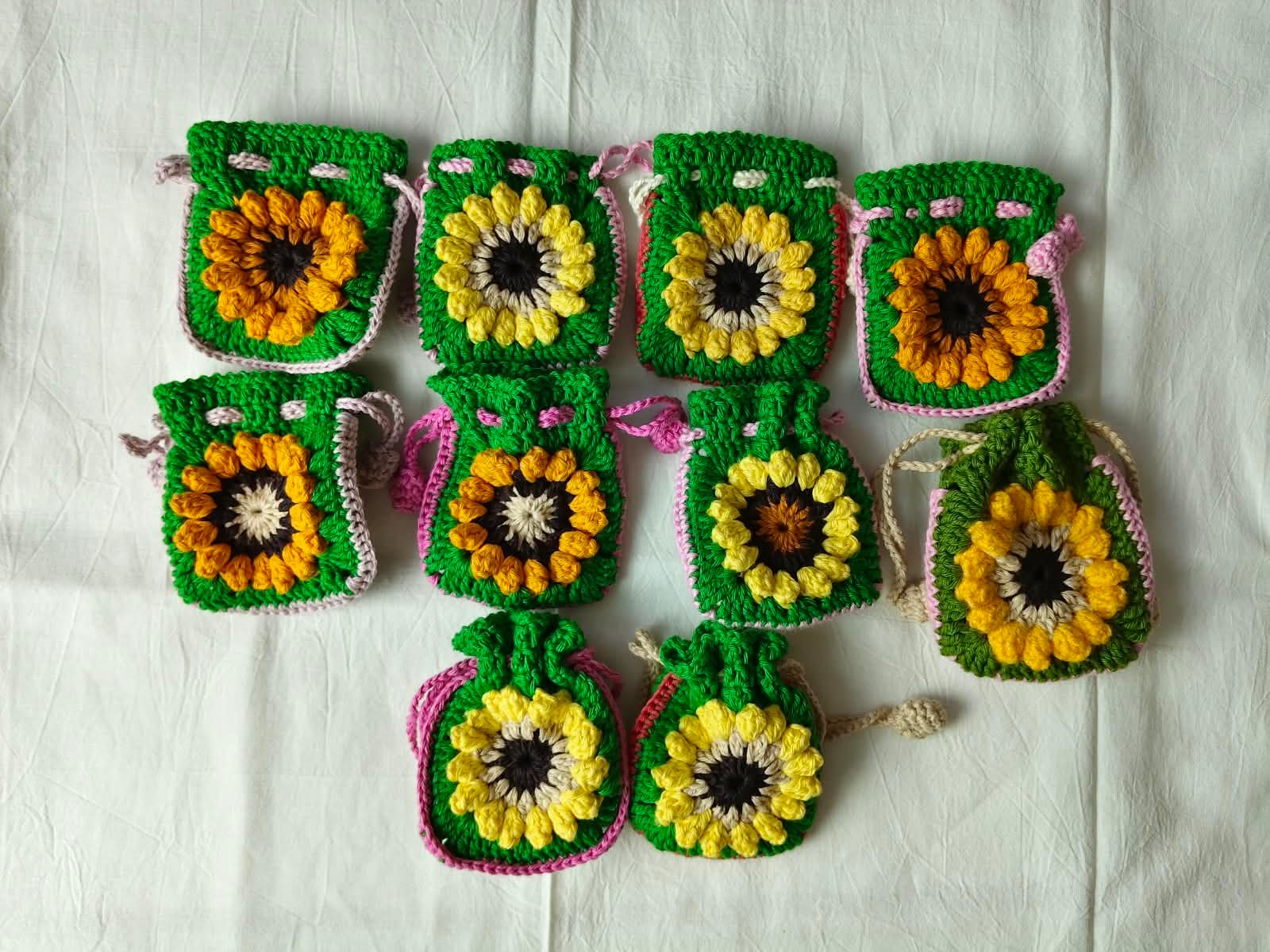 Mini Sunflower Potlis